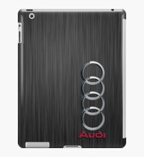 Audi logo on a field of steel iPad Case/Skin