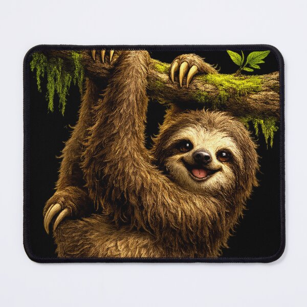 Item preview, Lonely Cute Sloth – Dark Soft Vibes designed and sold by Vivalore.