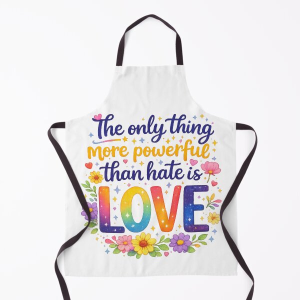 Item preview, Love not hate - Powerful Love Rainbow Lettering designed and sold by Kate1art.