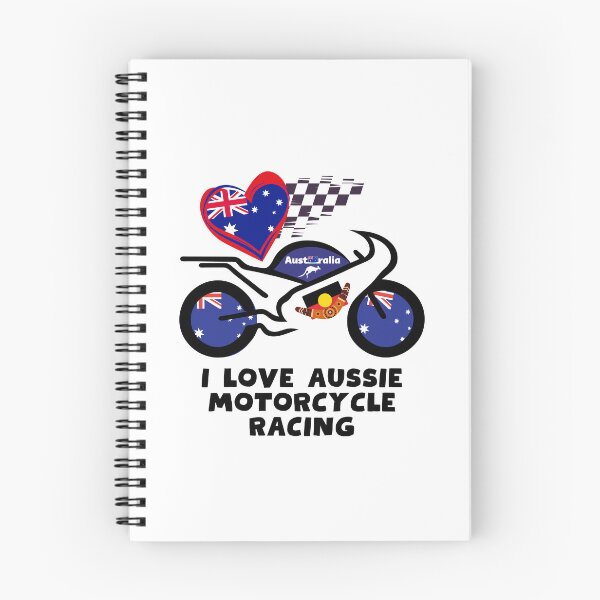 Item preview, I Love Aussie Motorcycle Racing. designed and sold by MPC-Mince-Pies.