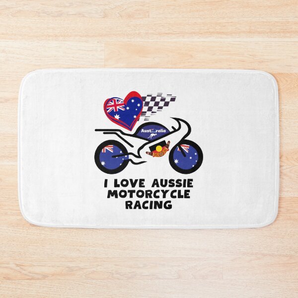 Item preview, I Love Aussie Motorcycle Racing. designed and sold by MPC-Mince-Pies.