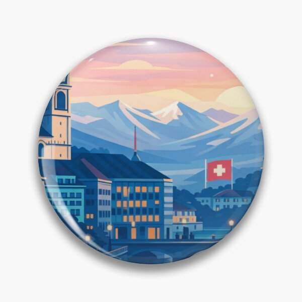 Item preview, Zurich Postcard designed and sold by MatthewHeights.