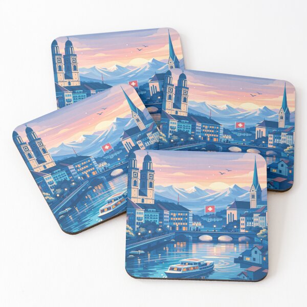 Item preview, Zurich Postcard designed and sold by MatthewHeights.