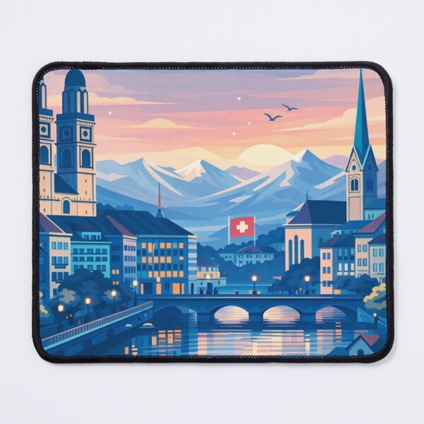 Item preview, Zurich Postcard designed and sold by MatthewHeights.