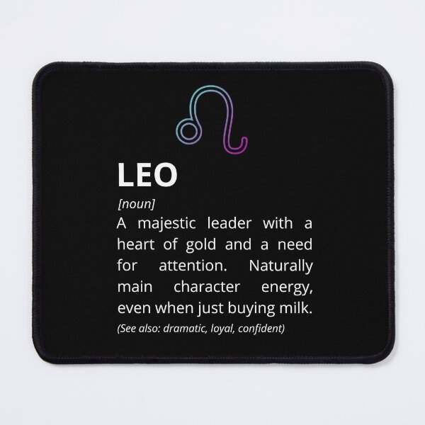 Item preview, Leo Definition - Funny Zodiac Dictionary Gift designed and sold by Freddie's Design Studio.