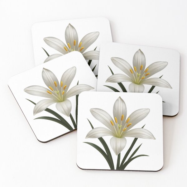 Item preview, White African Lily of the Nile designed and sold by HeritageGlow.