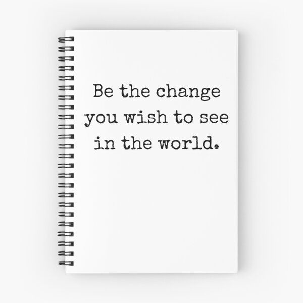 Aperçu de l'œuvre Sois le changement – Design typographique de citation inspirante créée et vendue par BoldTalk.
