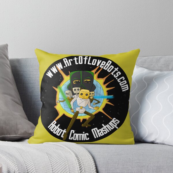 Item preview, Robot Comic Mashup Record Circle 03 designed and sold by ArtOfLoveBots.