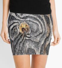 Wood knot .3 Mini Skirt
