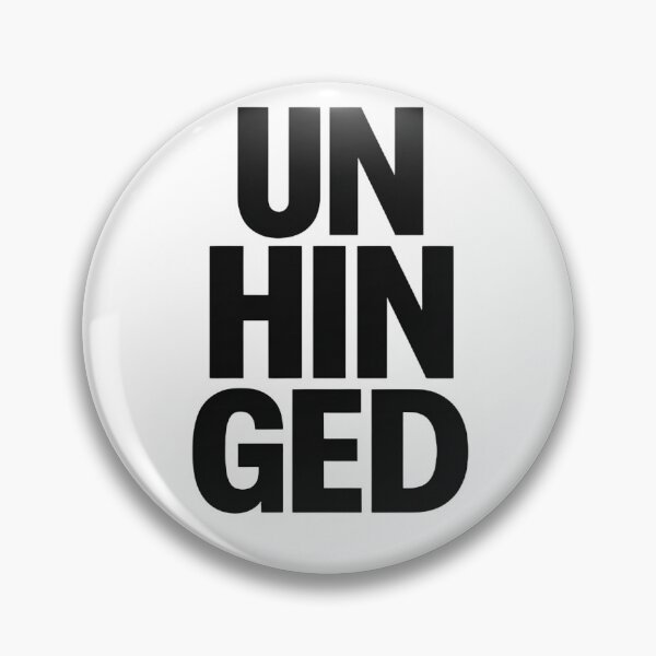 Item preview, Unhinged Minimal Text Sticker – Bold Typography Aesthetic Design designed and sold by AlignStudio.
