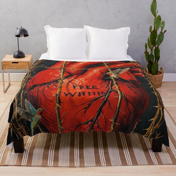 Item preview, Free Within Thorny Heart designed and sold by Nela Creative Lab.