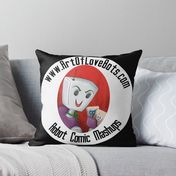 Item preview, Robot Comic Mashup Record Circle 07 designed and sold by ArtOfLoveBots.