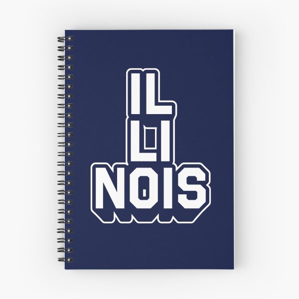 Item preview, Illinois Retro Varsity - Hometown Pride & Streetwear Block Typography designed and sold by MZS Studio.