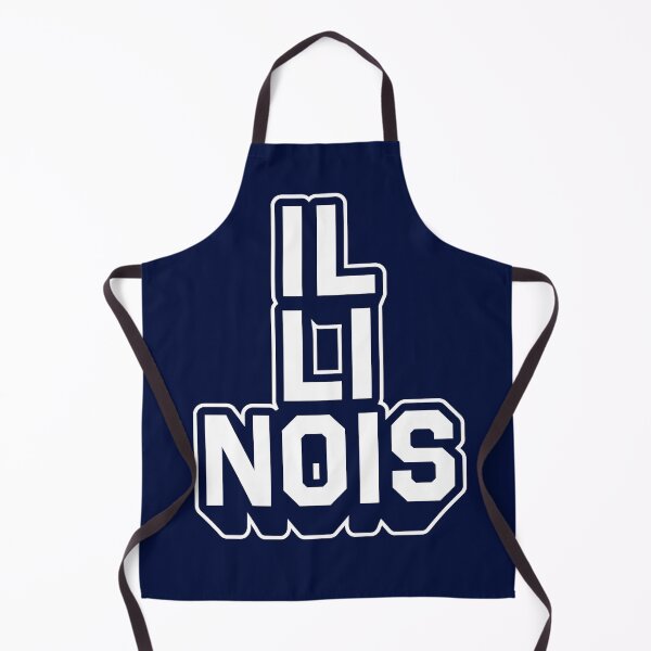 Item preview, Illinois Retro Varsity - Hometown Pride & Streetwear Block Typography designed and sold by MZS Studio.