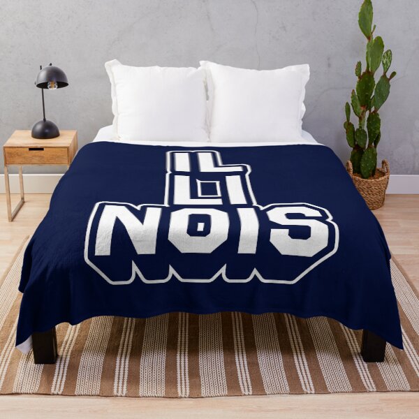 Item preview, Illinois Retro Varsity - Hometown Pride & Streetwear Block Typography designed and sold by MZS Studio.
