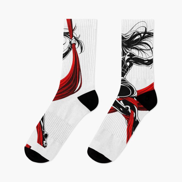 Item preview, Aerial Silk Warrior – Red & Black Acrobat Art designed and sold by eragon541289.