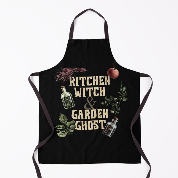 Item preview, Kitchen Witch and Garden Ghost - Cottagecore Aesthetic Herbs designed and sold by LinaValearte.