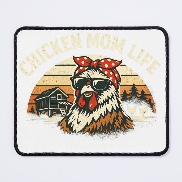 Item preview, Funny Chicken Mom Life T-Shirt for Women designed and sold by Majsoon2012.