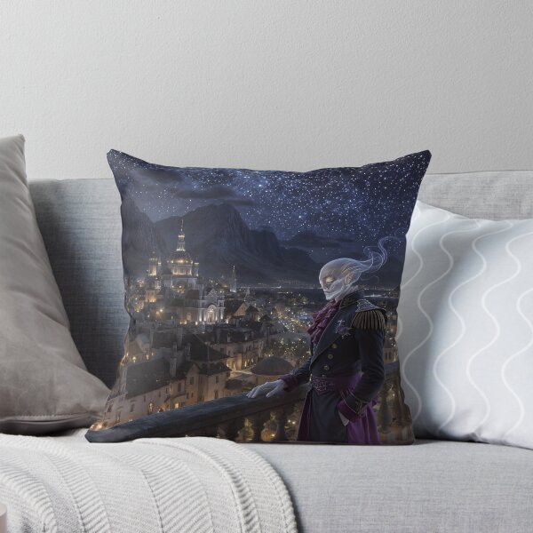Item preview, A ghostly lord above the radiant abyss of the night city designed and sold by KunstGeist.