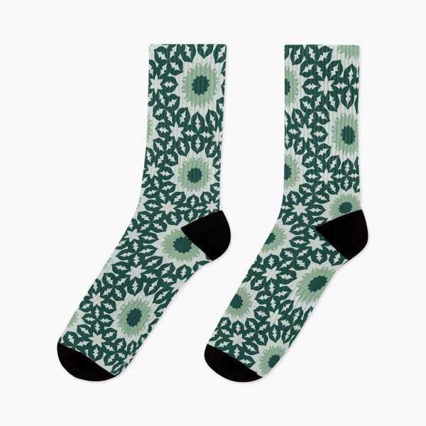 Item preview, Green Minimalistic repeating pattern  designed and sold by VitSArt.