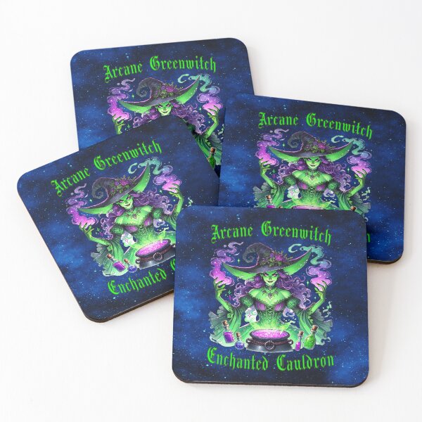 Item preview, Arcane Greenwitch – Enchanted Cauldron designed and sold by MysticOzzy.