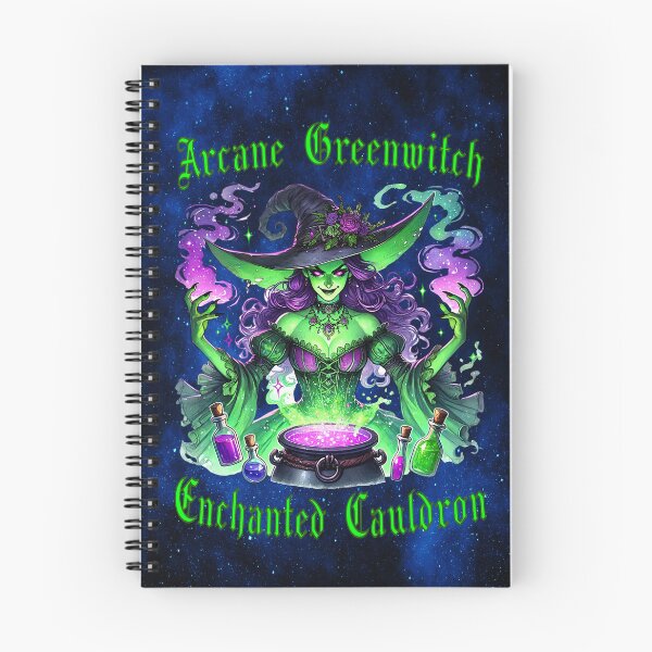 Item preview, Arcane Greenwitch – Enchanted Cauldron designed and sold by MysticOzzy.
