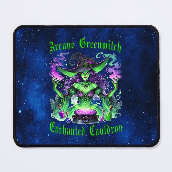 Item preview, Arcane Greenwitch – Enchanted Cauldron designed and sold by MysticOzzy.