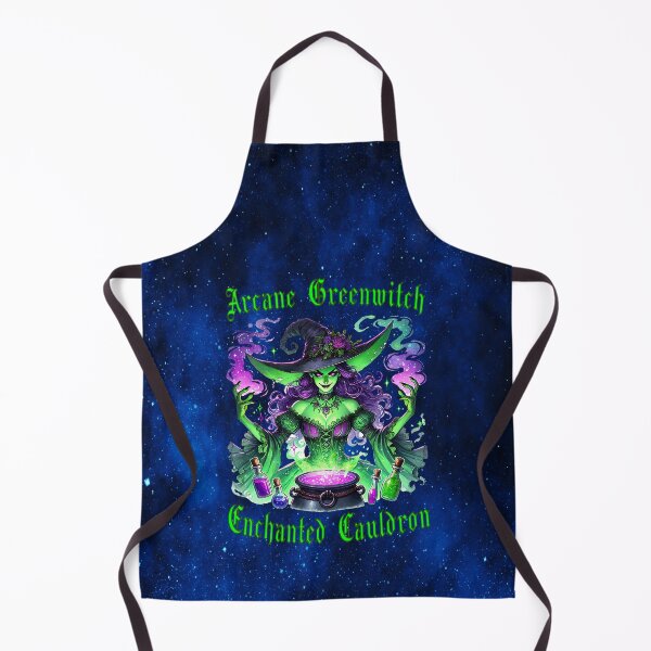 Item preview, Arcane Greenwitch – Enchanted Cauldron designed and sold by MysticOzzy.