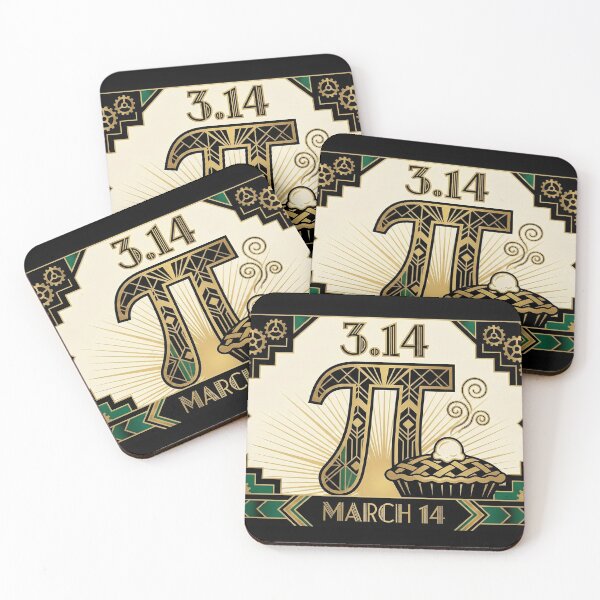 Item preview, Pi Day (Art Deco) designed and sold by MEMERY MUSEUM.