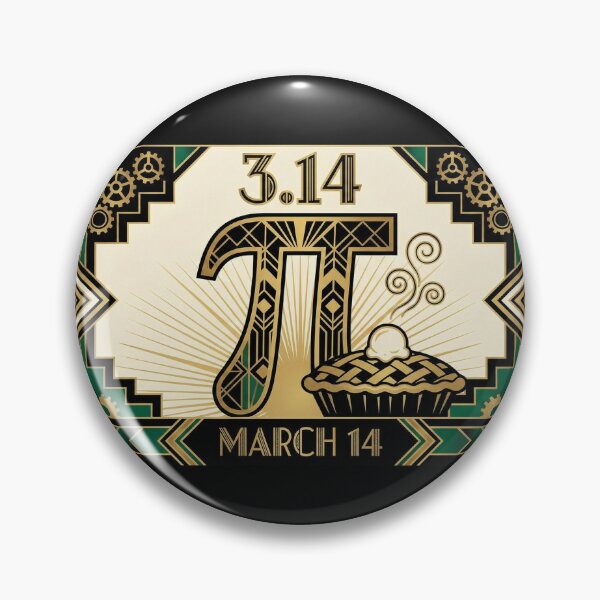 Item preview, Pi Day (Art Deco) designed and sold by MEMERY MUSEUM.