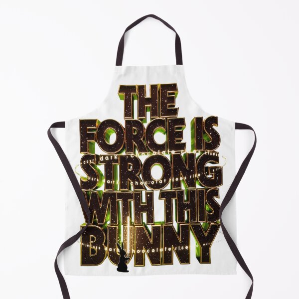 Item preview, Sci-Fi Dark Chocolate Bunny Typography designed and sold by newvisionart191.