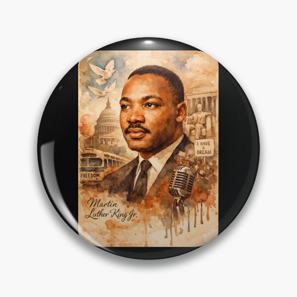 Item preview, Martin Luther King Jr. Leyenda de los derechos civiles designed and sold by Sarcastic designs.