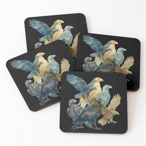 Item preview, Golden Eagles of the Scottish Highlands Watercolor Art designed and sold by Loom on the Loch.