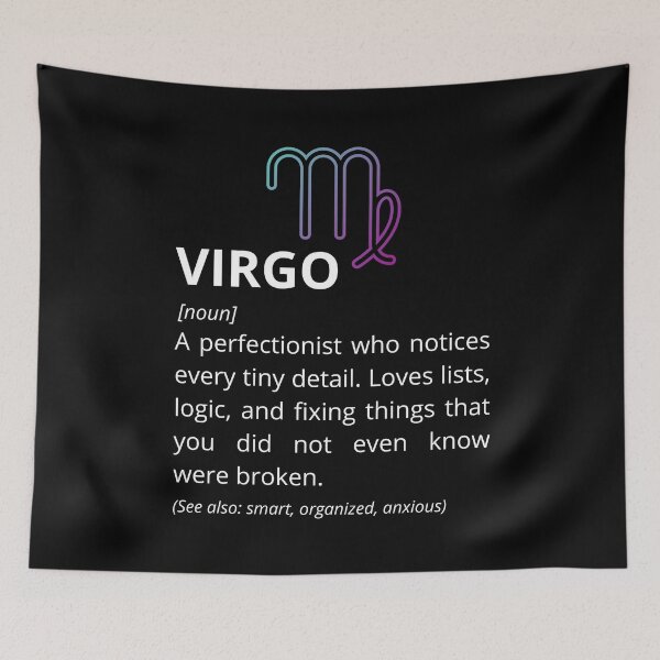 Item preview, Virgo Definition - Funny Zodiac Dictionary Gift designed and sold by Freddie's Design Studio.
