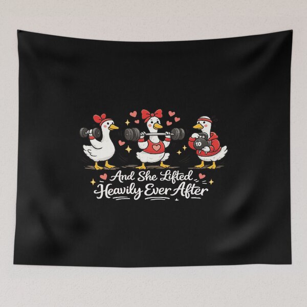 Item preview, And She Lifted Heavily Ever After,Women's Gym  designed and sold by CloudyPress.