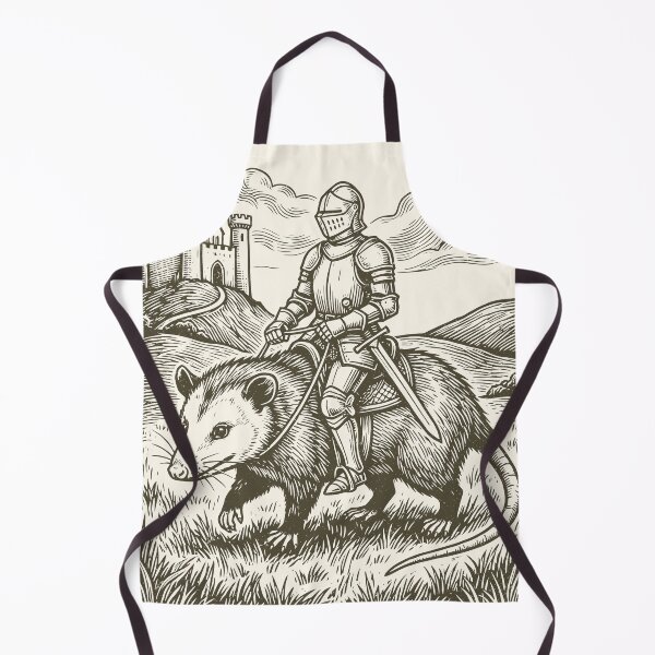 Item preview, Medieval Knight Opossum Rider Vintage Renaissance designed and sold by Y-Vibes.