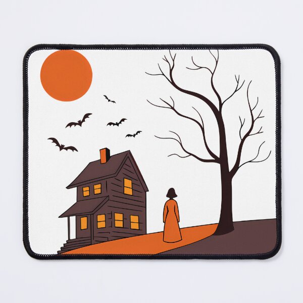 Item preview, Pumpkins Nights Floral Dreams Moon Halloween Tree Landscape designed and sold by ART ATTACK ZONE.
