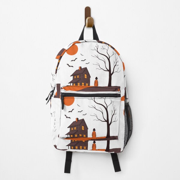 Item preview, Pumpkins Nights Floral Dreams Moon Halloween Tree Landscape designed and sold by ART ATTACK ZONE.