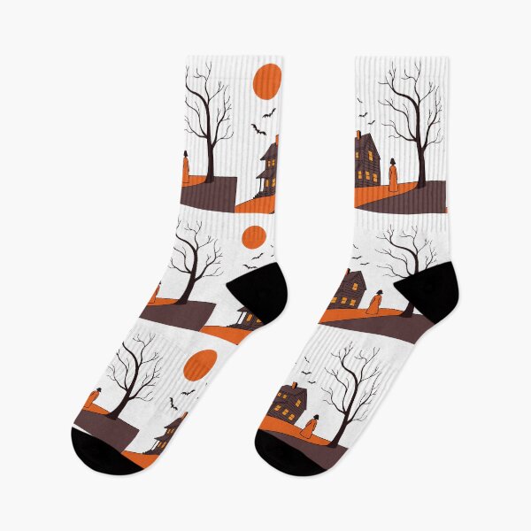 Item preview, Pumpkins Nights Floral Dreams Moon Halloween Tree Landscape designed and sold by ART ATTACK ZONE.