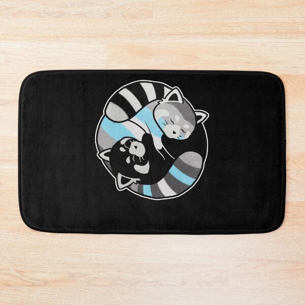 Item preview, Demiboy Red Panda Yin Yang LGBT Pride Flag designed and sold by Clara Hollins.