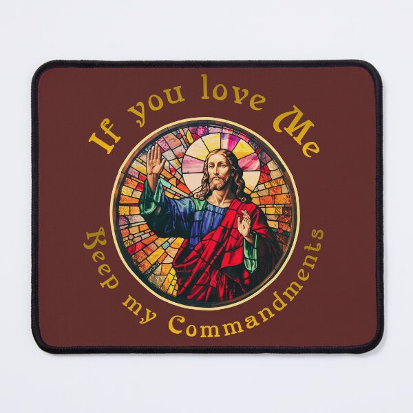 Item preview, If you love me, keep My Commandments designed and sold by joztees.