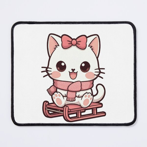 Item preview, Pretty cat on its sled designed and sold by UrbanView.