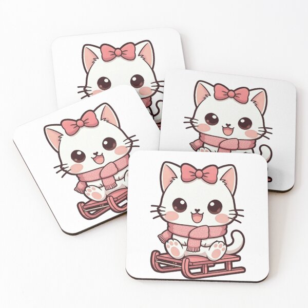 Item preview, Pretty cat on its sled designed and sold by UrbanView.