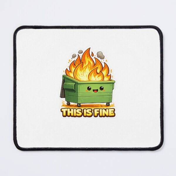 Item preview, Dumpster Fire designed and sold by NeuralSazon.