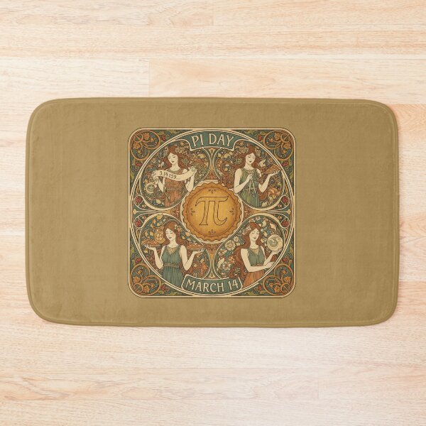 Item preview, Pi Day (Art Nouveau) designed and sold by MEMERY MUSEUM.