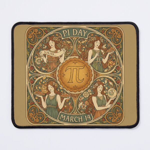 Item preview, Pi Day (Art Nouveau) designed and sold by MEMERY MUSEUM.