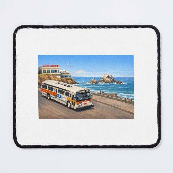 Item preview, Cliffhouse/ Lands End with SF Muni1969 GM new look designed and sold by StopRequest.
