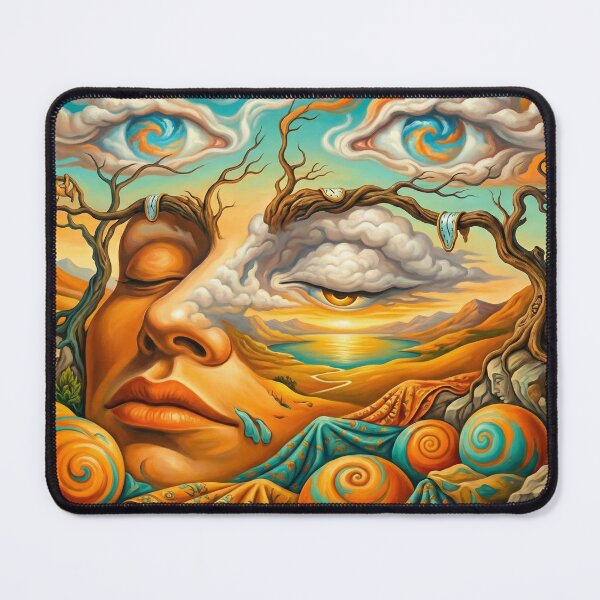 Item preview, Surreal Landscape Illusion - Hidden Face in Nature designed and sold by TheRichGallery.