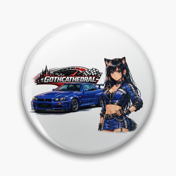 Item preview, Catgirl Anime Circuit Collection Nissan Skyline GT-R designed and sold by GothCatHedral.