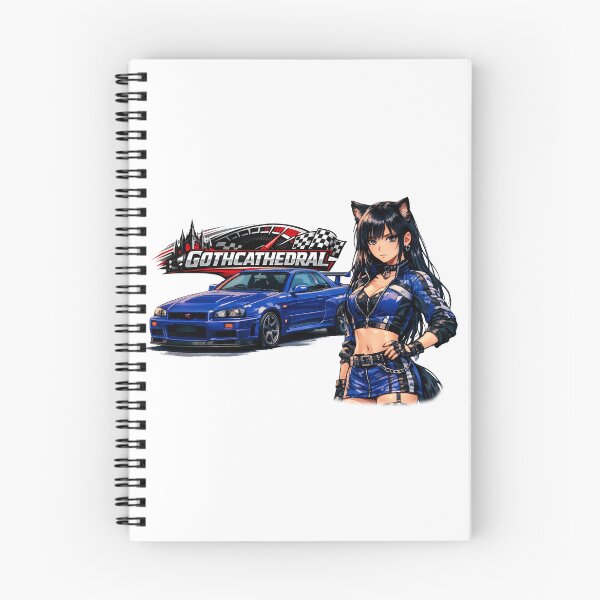 Item preview, Catgirl Anime Circuit Collection Nissan Skyline GT-R designed and sold by GothCatHedral.